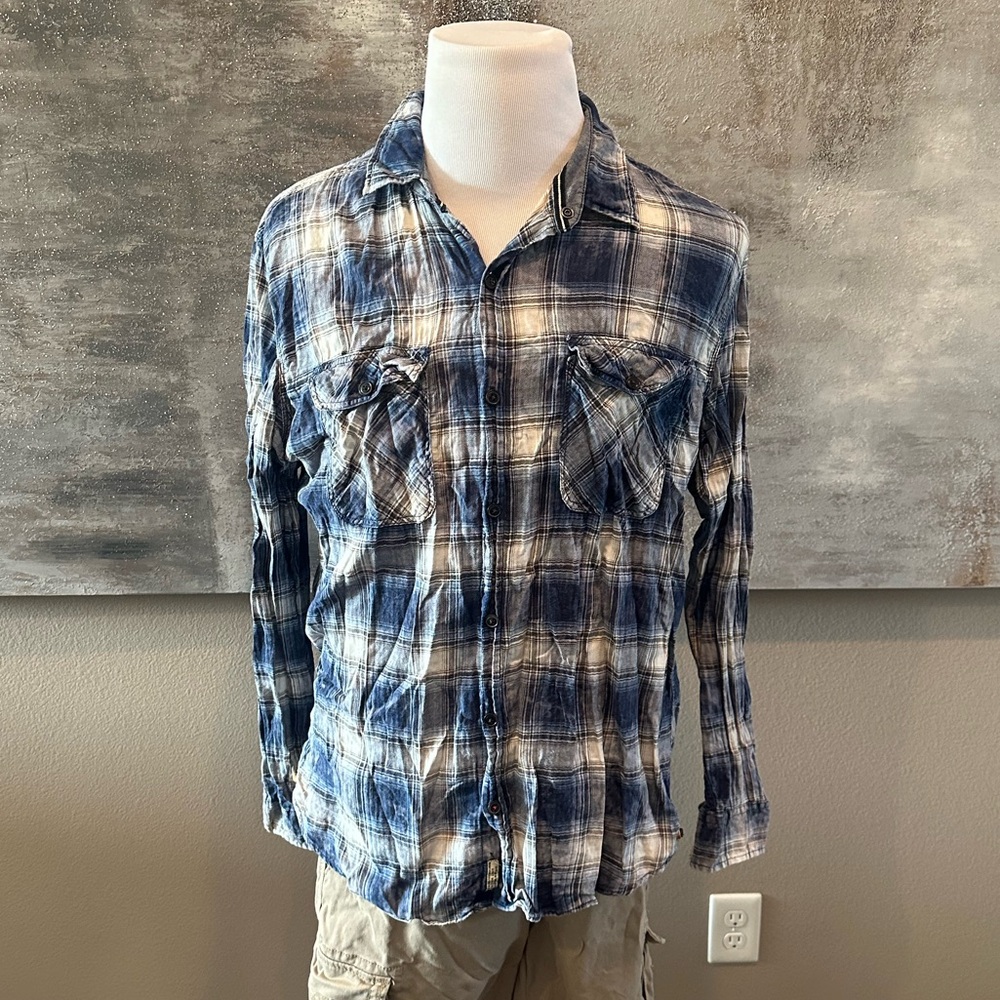 Men’s ProjekRaw Plaid Button-Front Shirt